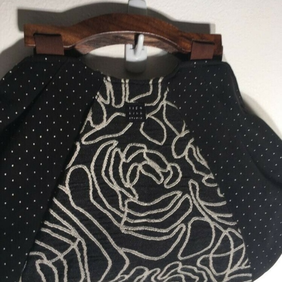 1154 Lill Studio Black/White Or Brown/Greens purse - Picture 4 of 5